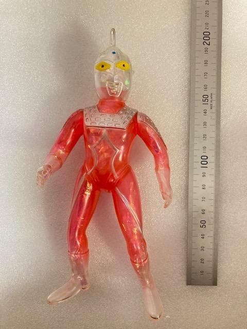 透明ソフビ　ウルトラセブン　ソフビ　ブルマァク