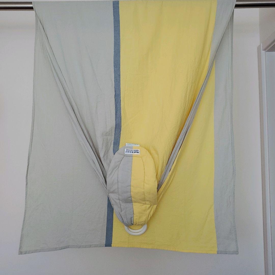 キュット ミー！823 しじら織 オリンピアード／サンド（薄手）抱っこ紐