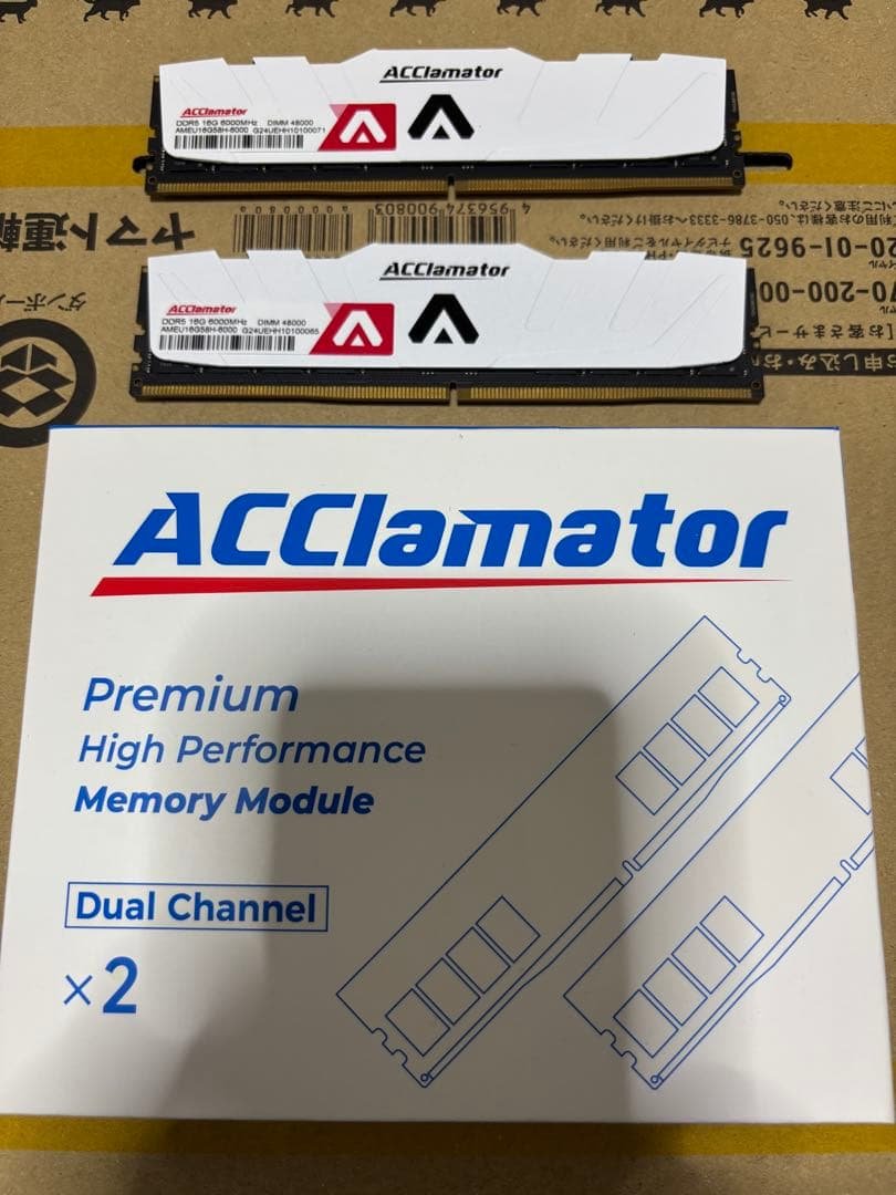 DDR5 6000 32GB(16GB×2) 中古美品