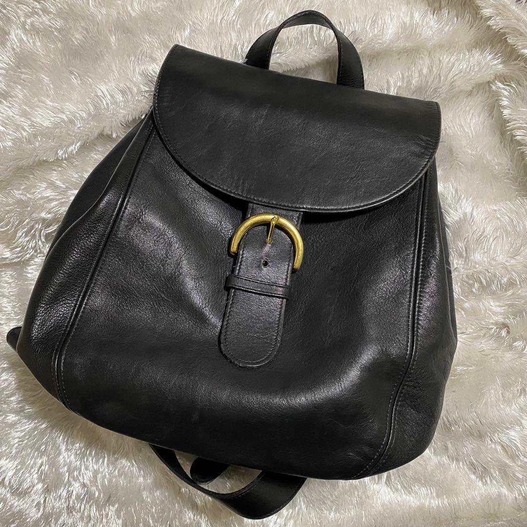 コーチ COACH オールドコーチ リュック レザー ブラック 4134