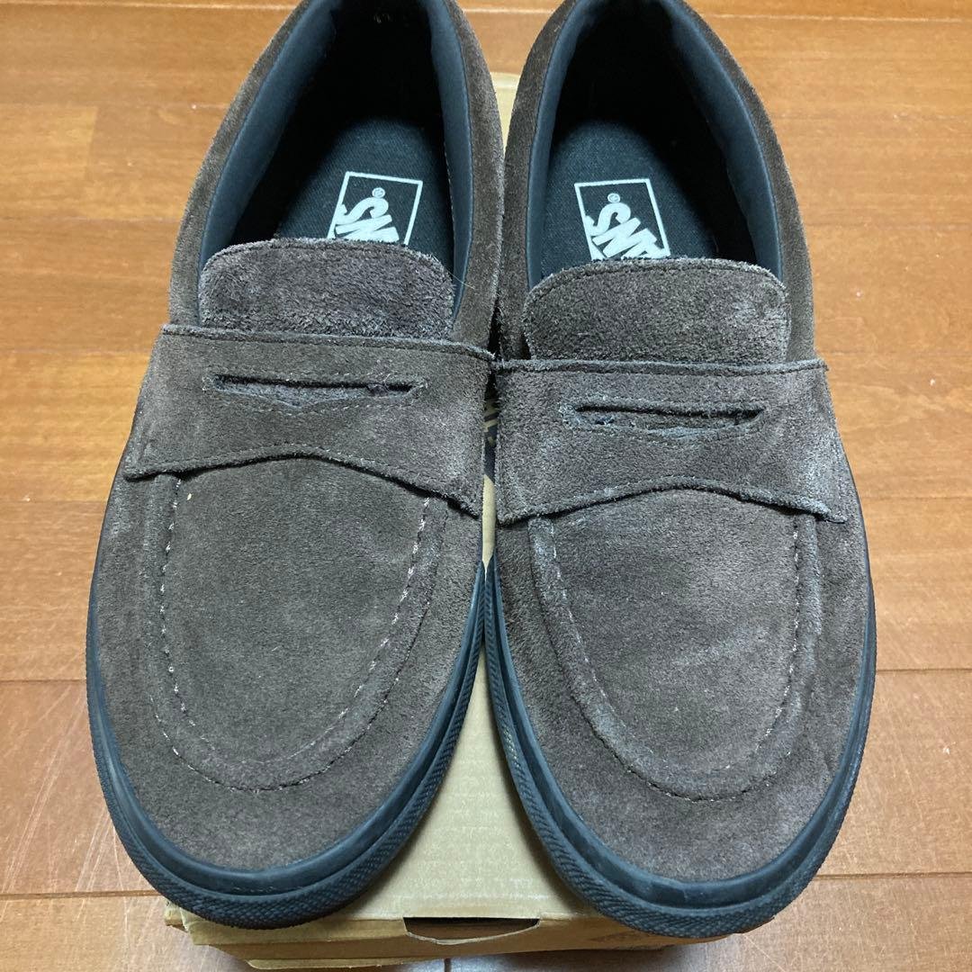 VANS style53 スエード ブラウン ローファータイプ 箱ありスケーター