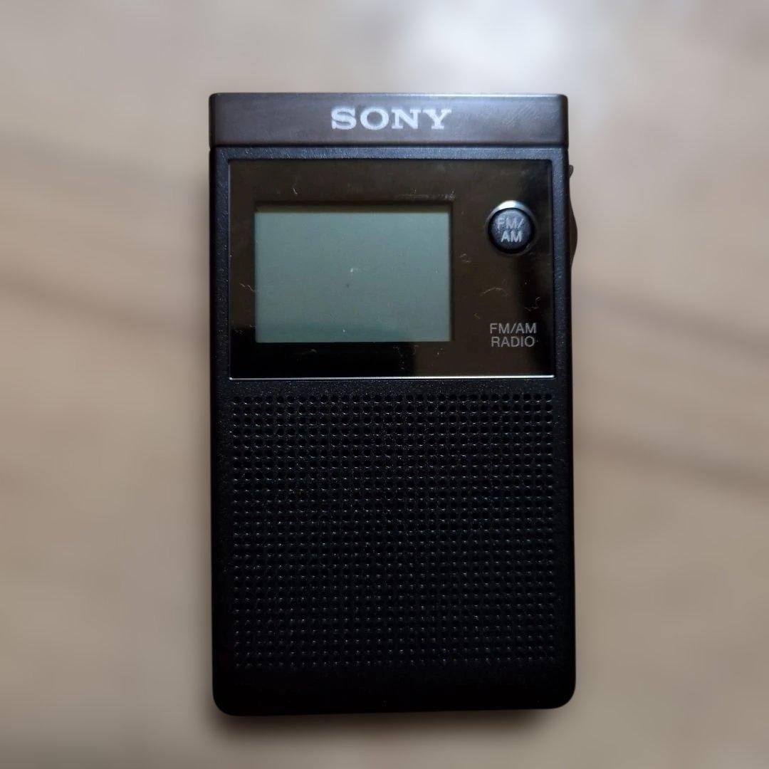 SONY ポケットラジオ FM/AMラジオ SRF-R356 動作品