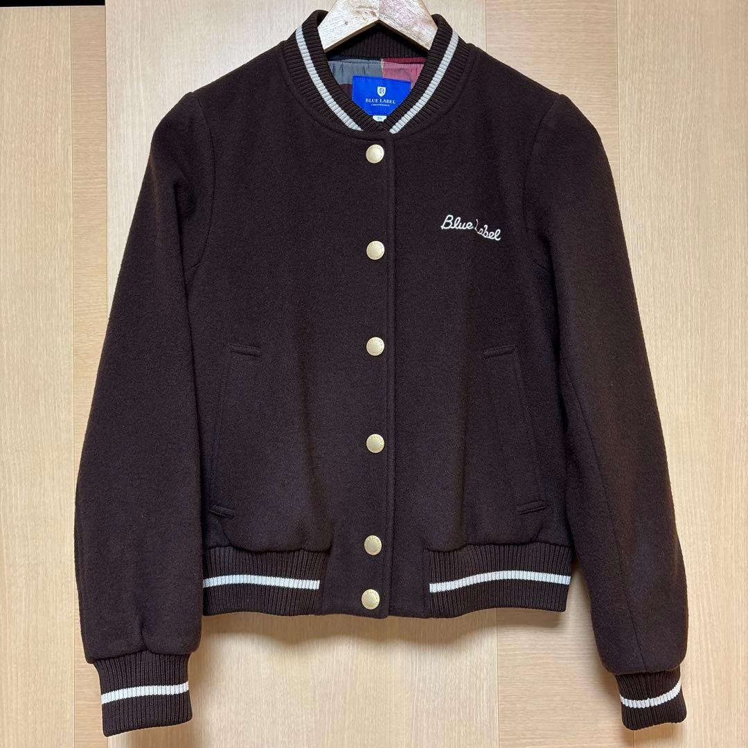 新品 ブルーレーベルクレストブリッジ スペリオルダブルビーバーブルゾン 36