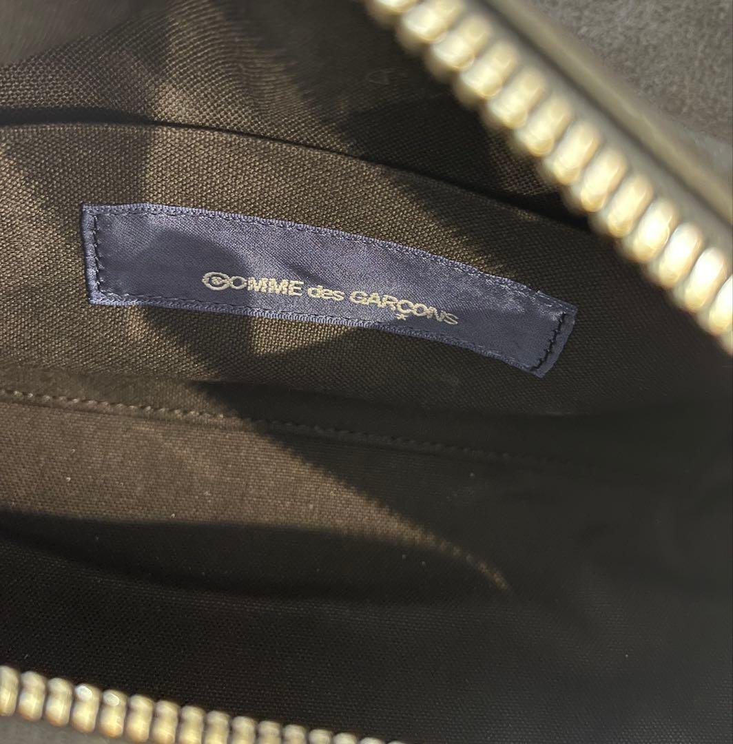 コムデギャルソン　青山バッグ　ワンハンドル　ハンドバッグ　レザー　ブラック