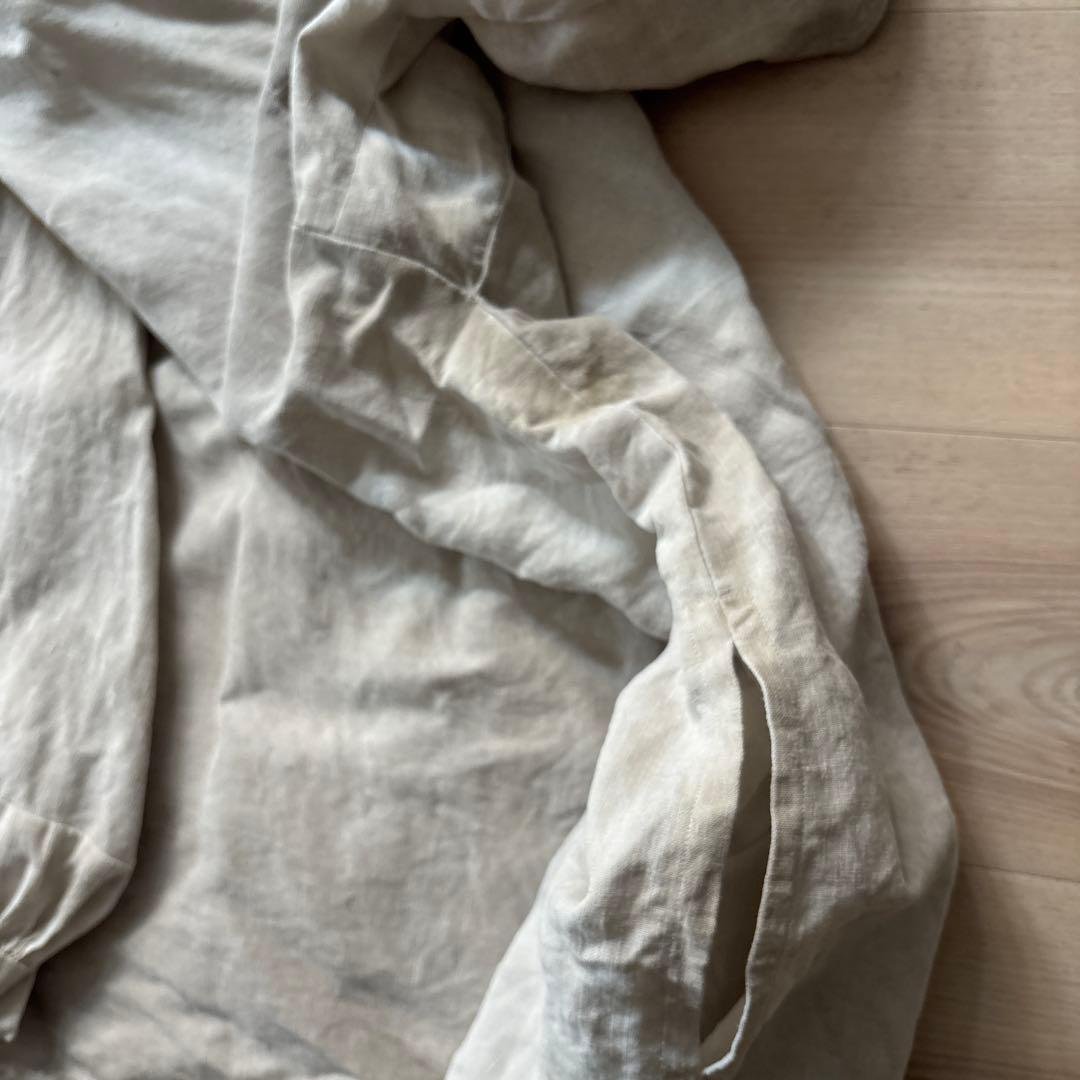 あ*え様 フレンチ　リネンスモック　vintage生地　 ボージョン　ボロ