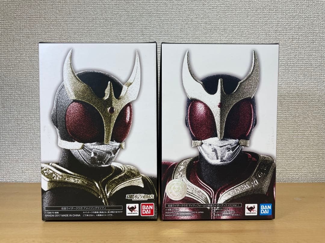 【美品2体セット】真骨彫フィギュアーツ 仮面ライダークウガ アメイジングマイティ