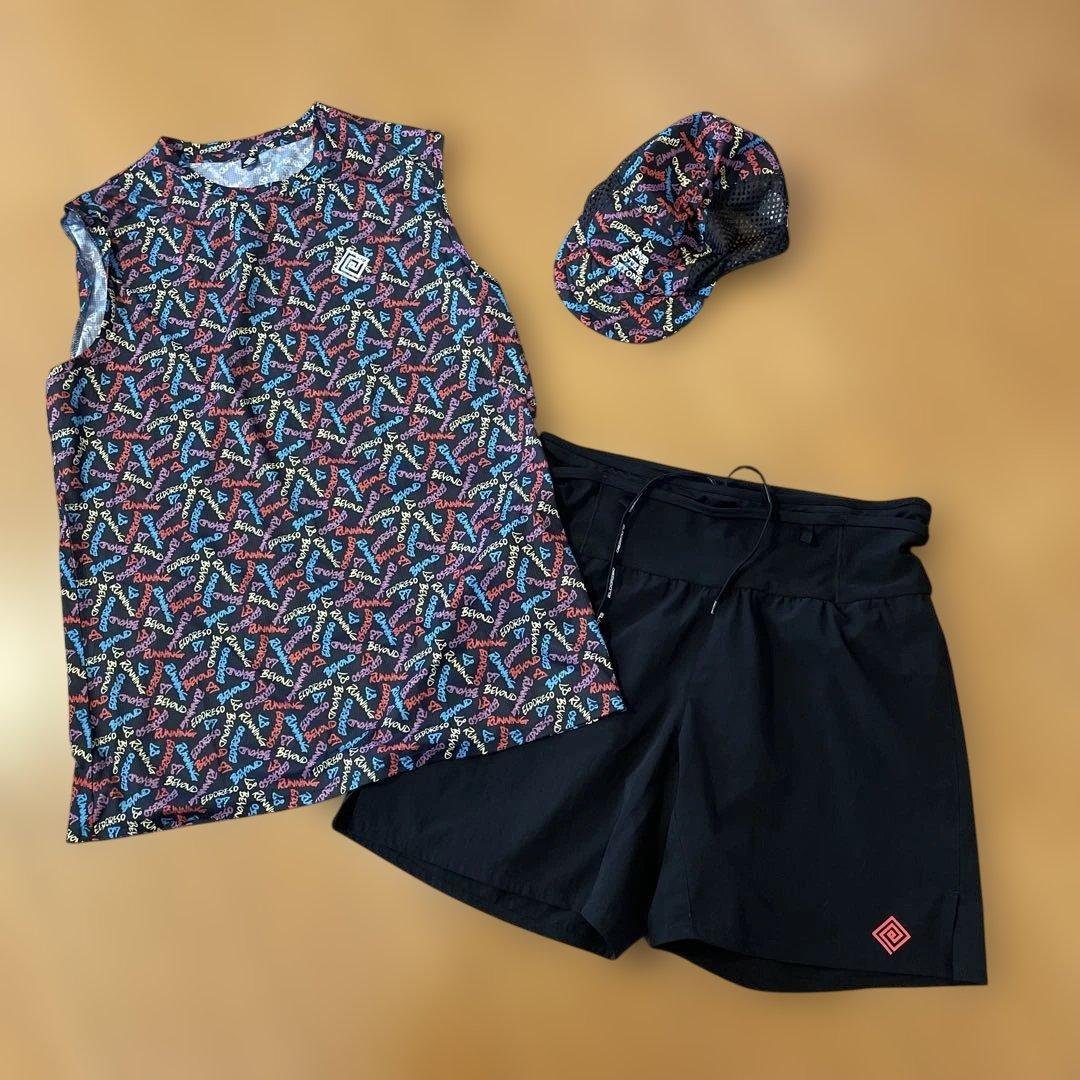 エルドレッソ3点セット　トップスLL パンツＬ　キャップM