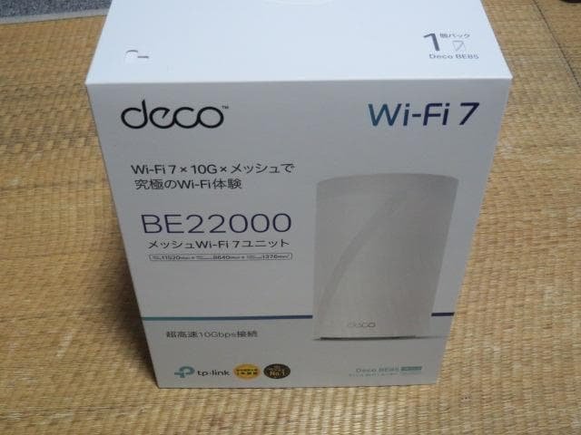 TP-Link Deco BE22000 メッシュWi-Fi　Deco BE85