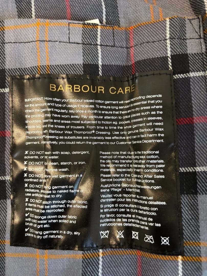 Barbour バブアー OS WAX BEDALE ジャケット
