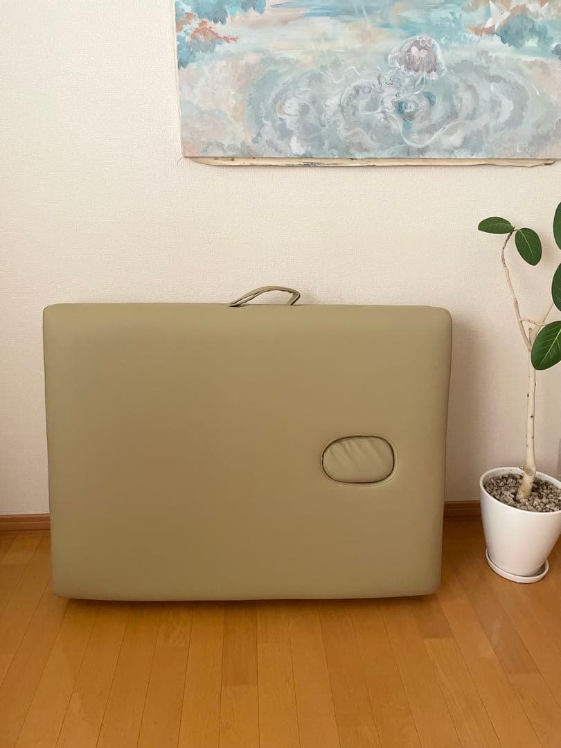 美品　高級木製ポータブルベッドセット マッサージベッド エステベッド 折りたたみ