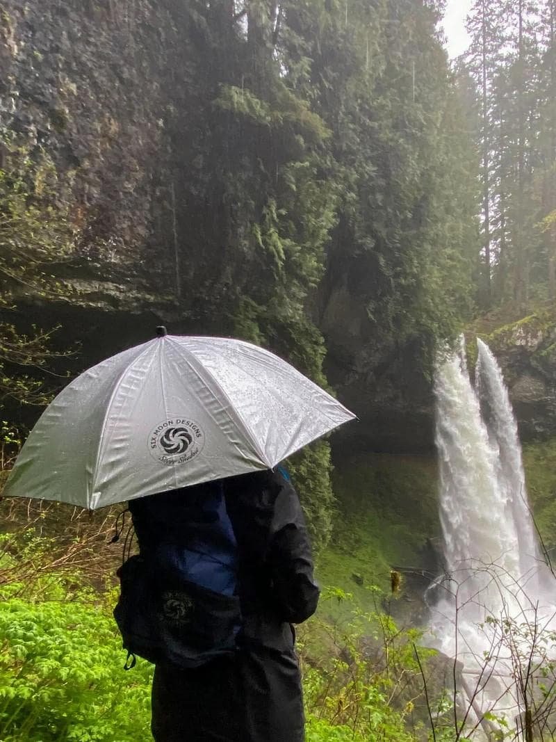 シックスムーンデザインズ　山用折り畳み傘　高機能＋軽量な日傘