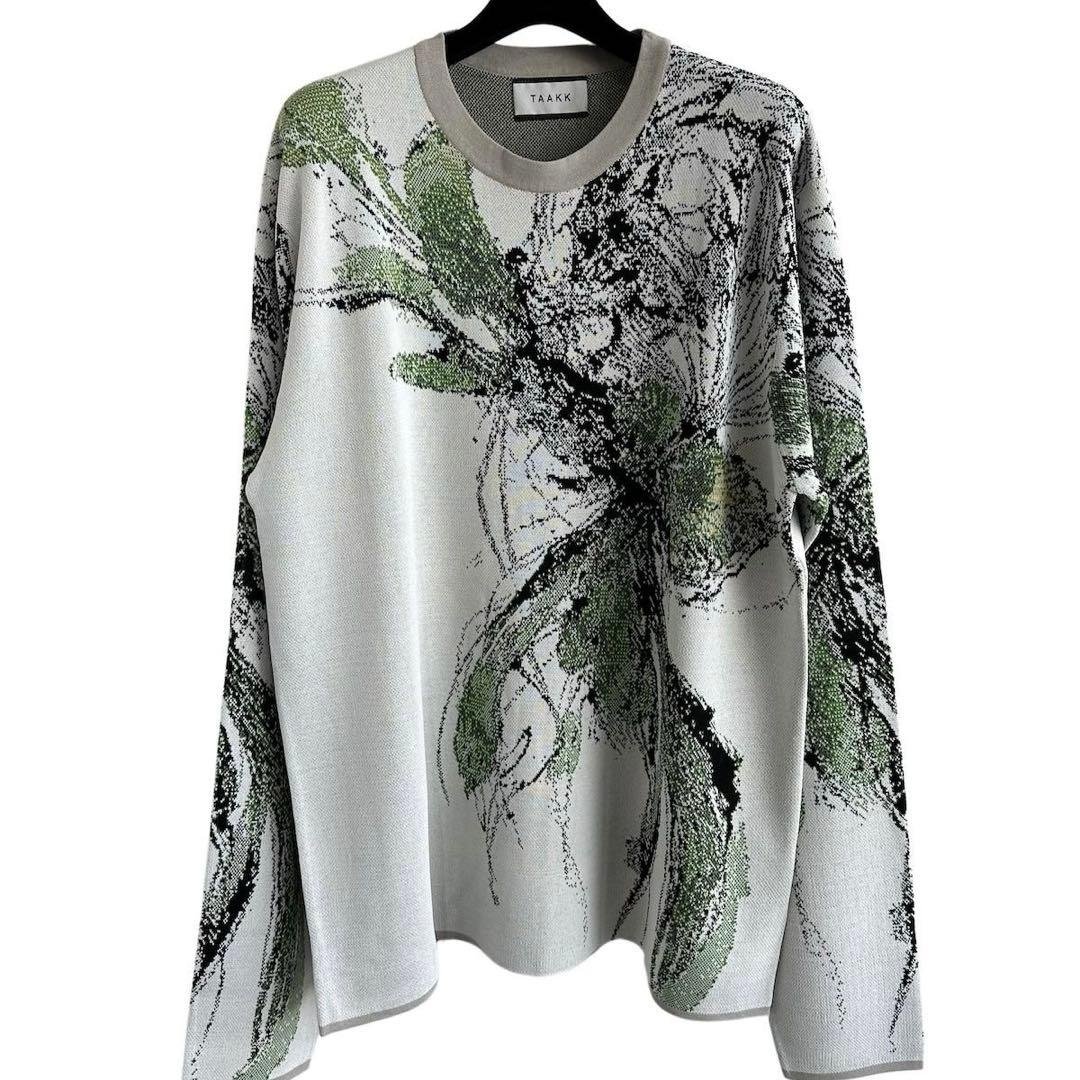 【未使用】TAAKK ターク JACQUARD KNIT ニットトップス