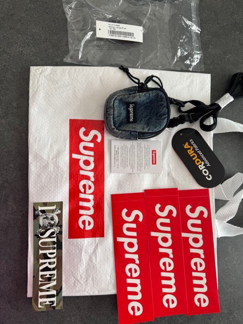 小物 supreme 25 f/w Denim Mini Utility Bag