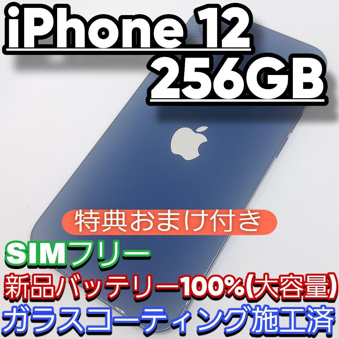 iPhone 12 256GB SIMフリー 新品バッテリー100%大容量