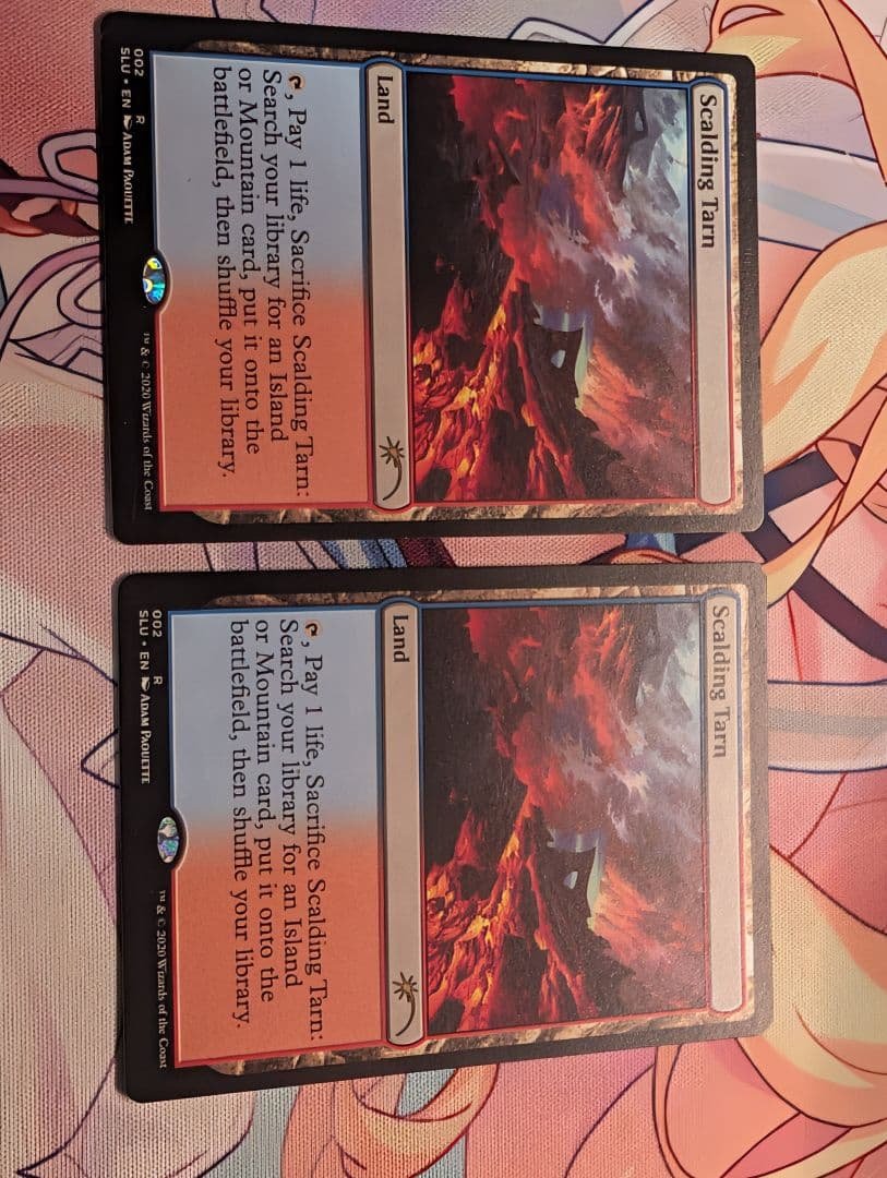 MTG　沸騰する小湖/Scalding Tarn　英語　2枚　SLU