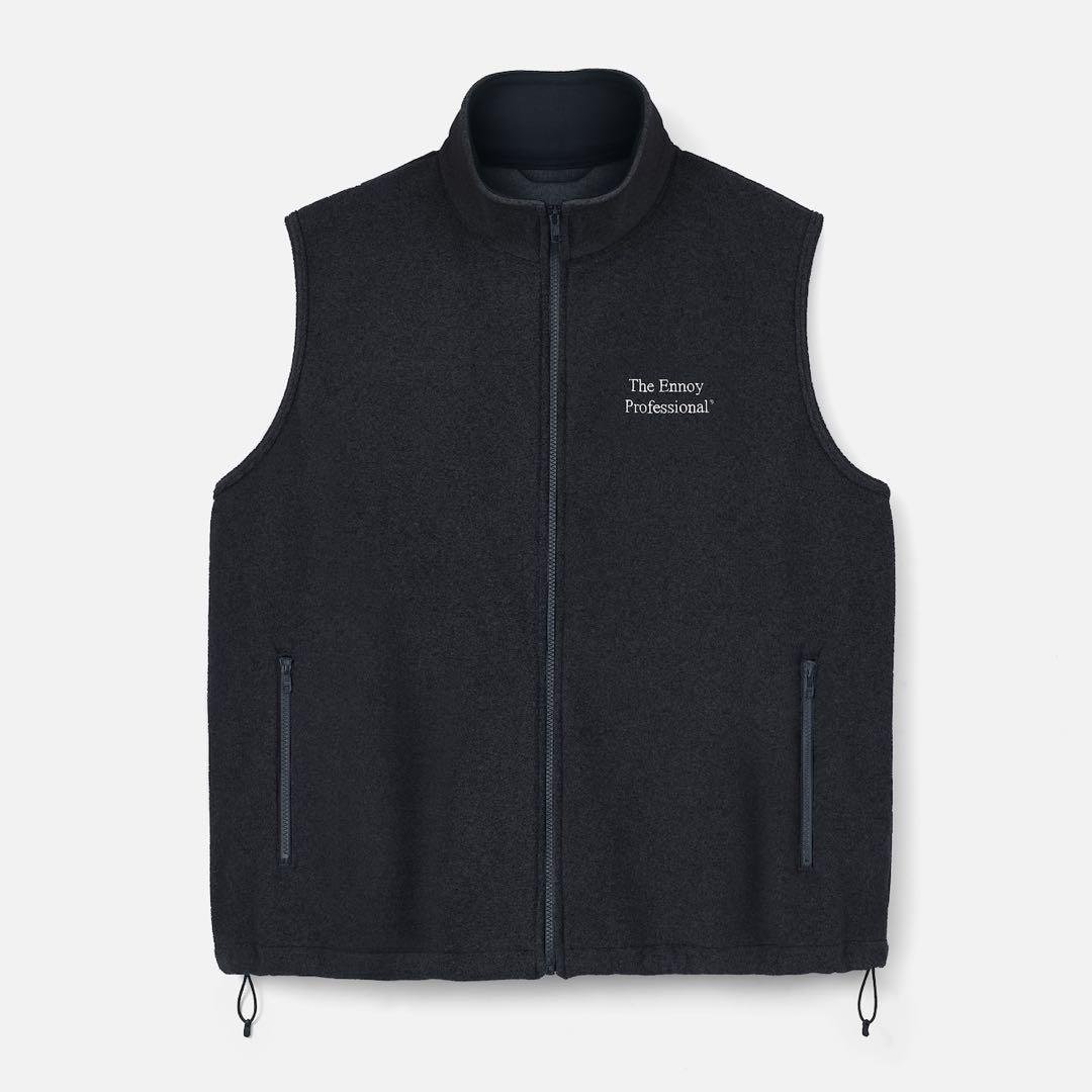 ENNOY PROFESSIONAL FLEECE VEST ブラックXLサイズ