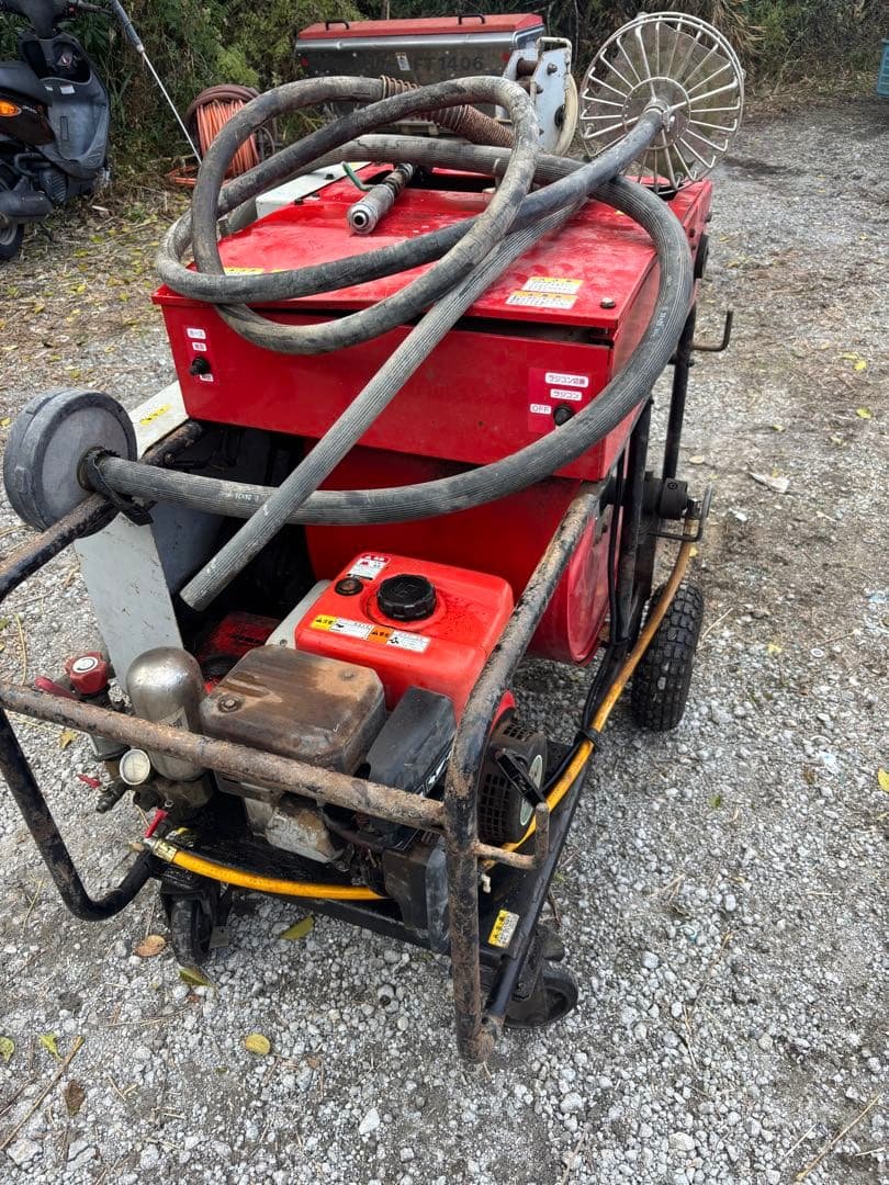 自走キャリーエンジンセット動噴 共立 SP451ガソリンエンジン三菱GM181L