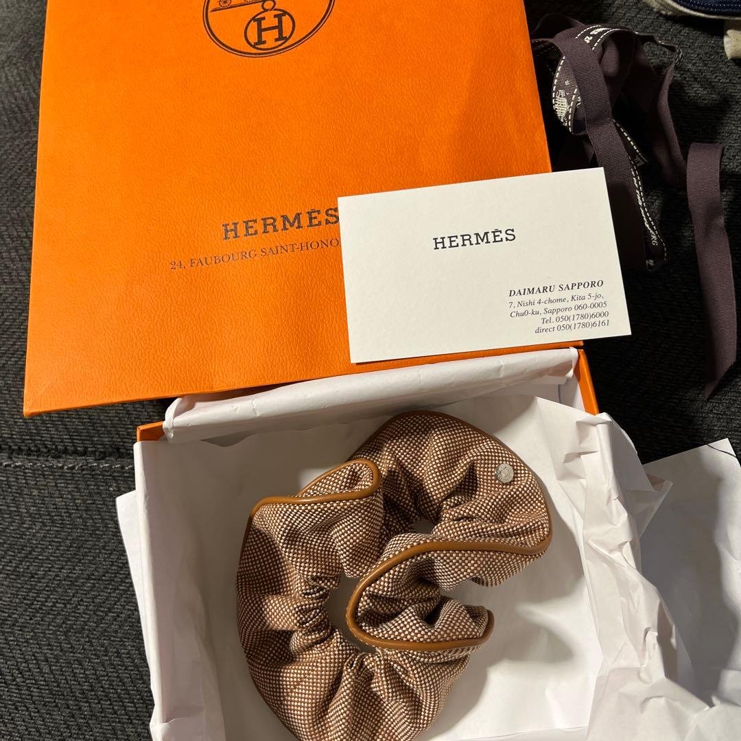エルメス　シュシュ　ヘアゴム　未使用　新品　クラウディア　HERMES