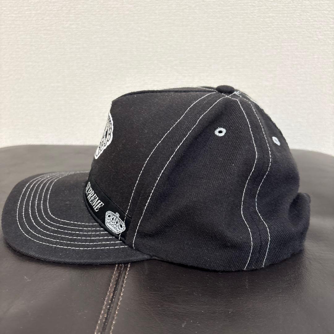 SUPREME シュプリーム クラウン刺繍 ブラックキャップ