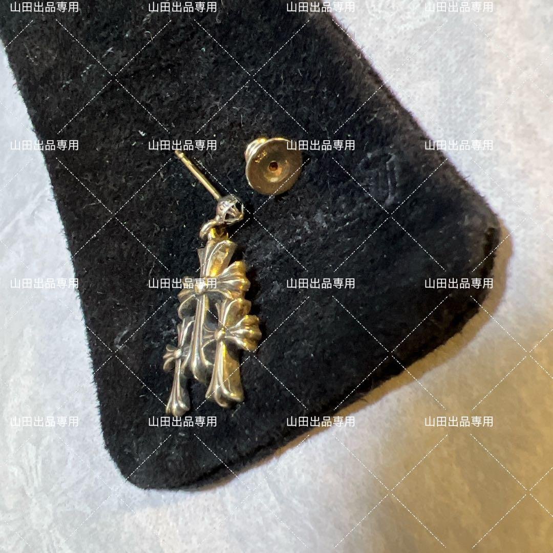 アクセサリー Chrome Hearts Triple CH Cross Pierce