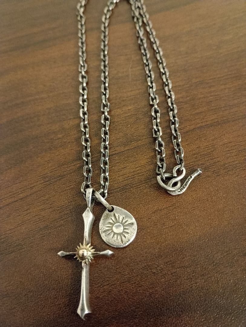 アリゾナフリーダム シルバー クロスペンダント ネックレス トップ2個