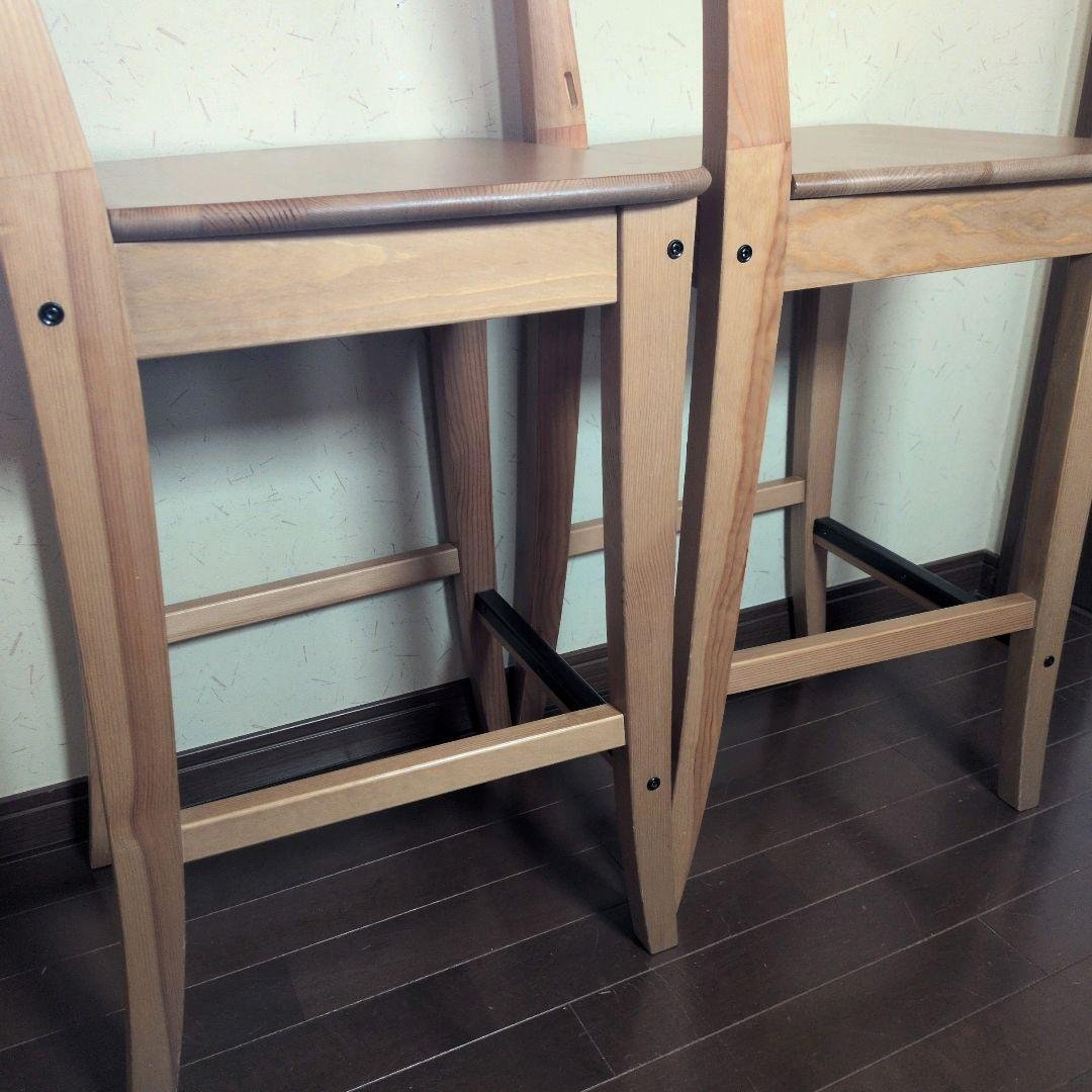 【良品】IKEA インゴルフ カウンターチェア INGOLF 63cm　2脚