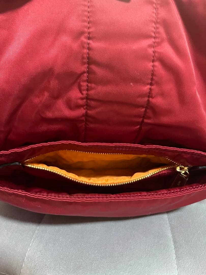 FENDIポーター PORTERコラボ バケットバックRED