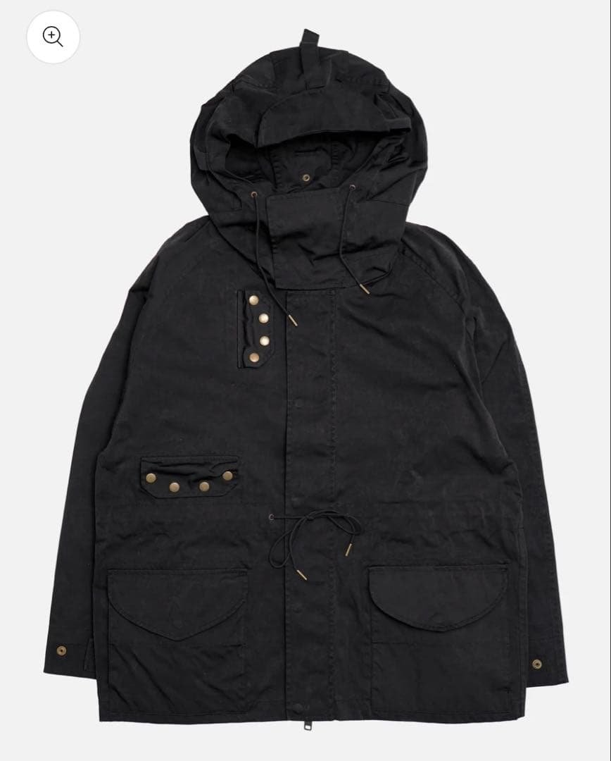  Navy Parka - BLACK DAN ハズム