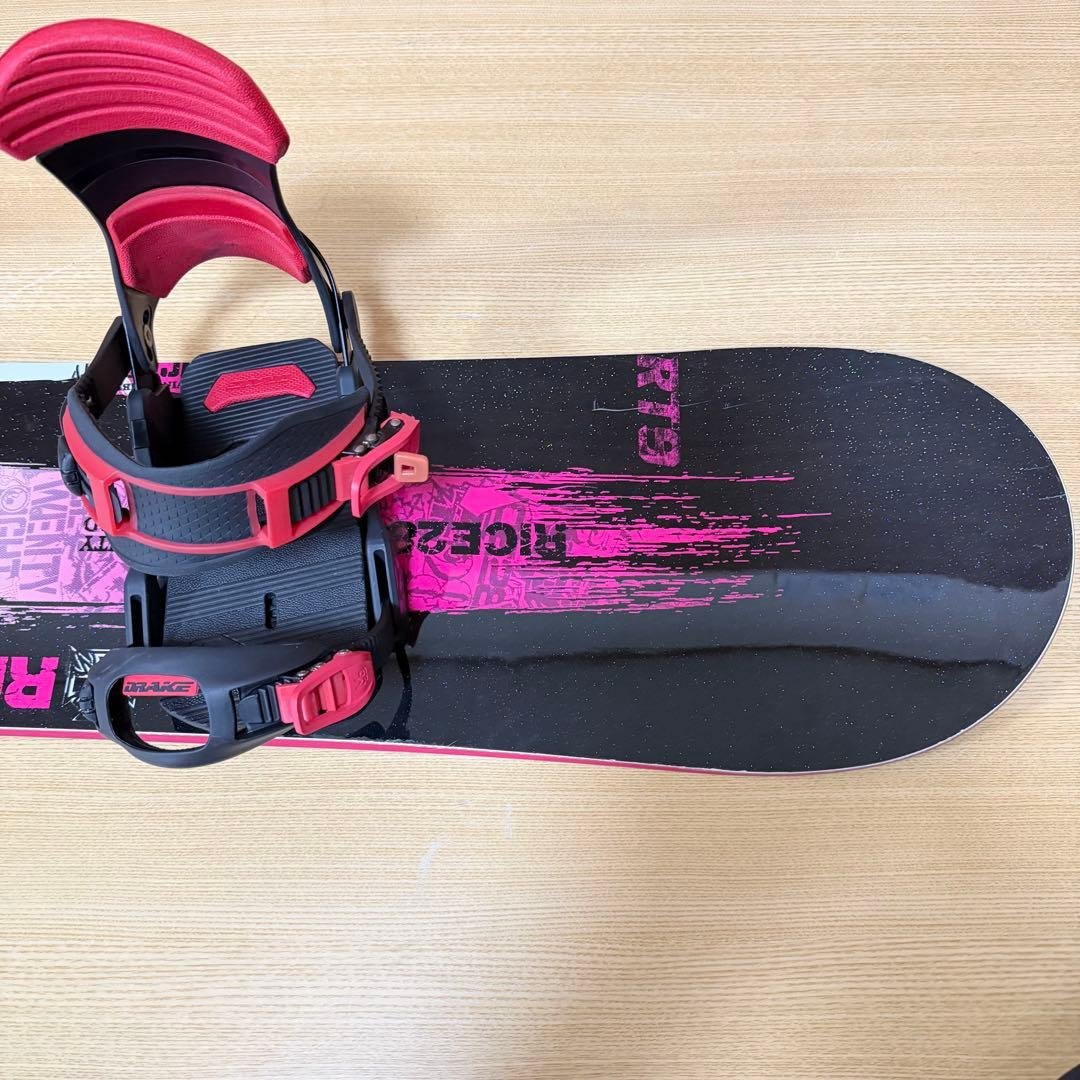 RICE28 DRAKE レディーススノーボード　138cm 3点　ソールカバー