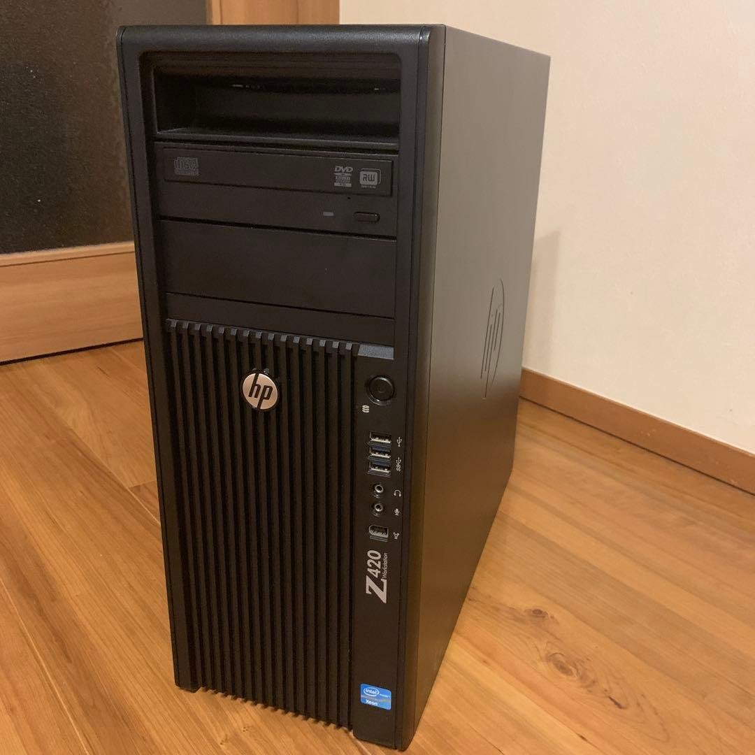 ワークステーション HP Z420 Quadro600 win11 office2021