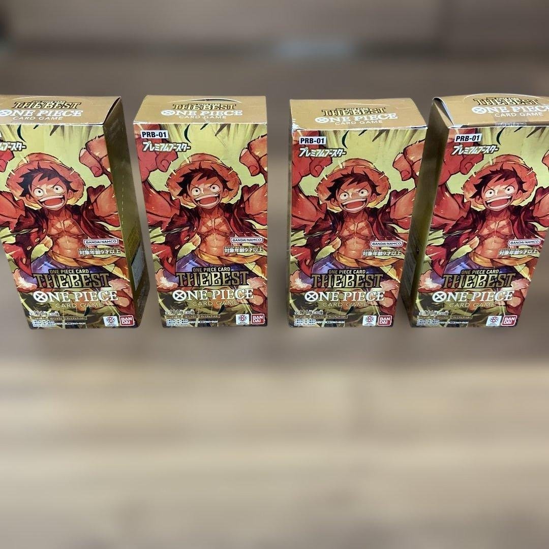 THE BEST ONE PIECE CARD GAME 4個セット 未開封