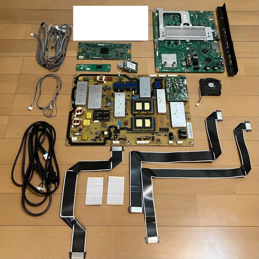 東芝　REGZA　55V型　4K液晶テレビ　基盤一式　55J10X　ジャンク