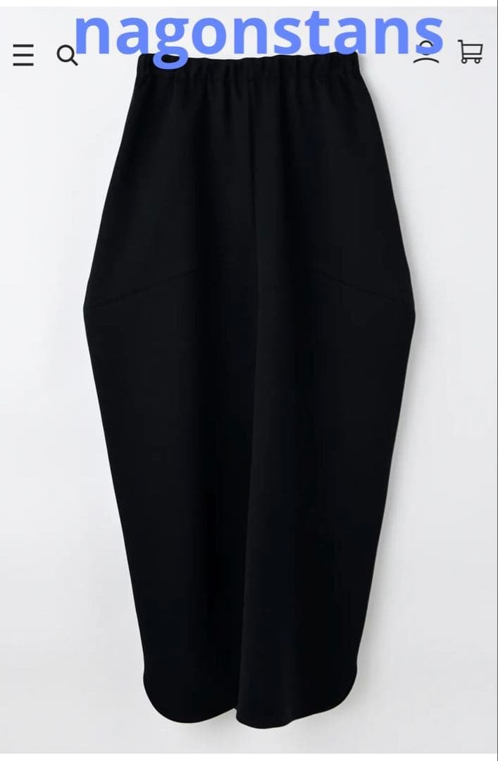 nagonstans ドレープコクーンスカート　ブラック　Mサイズ