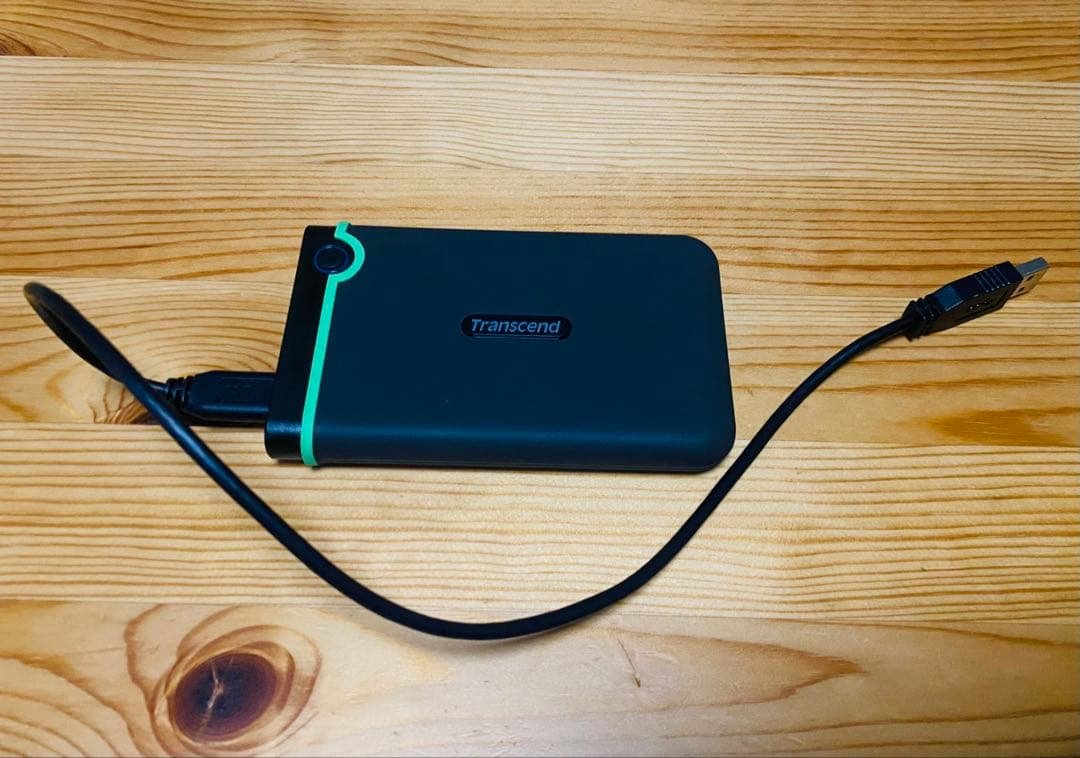 トラセンド ポータブルHDD 1TB TS1TSJ25M3S 外付けHDD