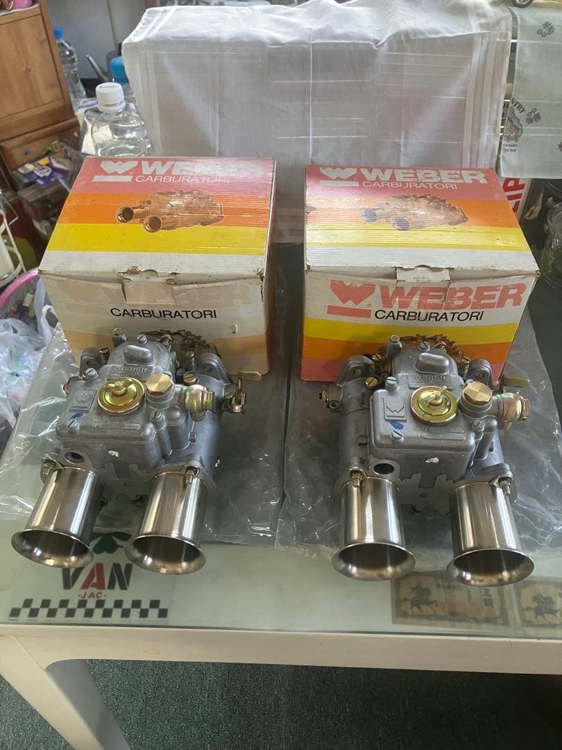 WEBERウエーバー45DCOEスペイン製キャブレター対策前ビンテージ
