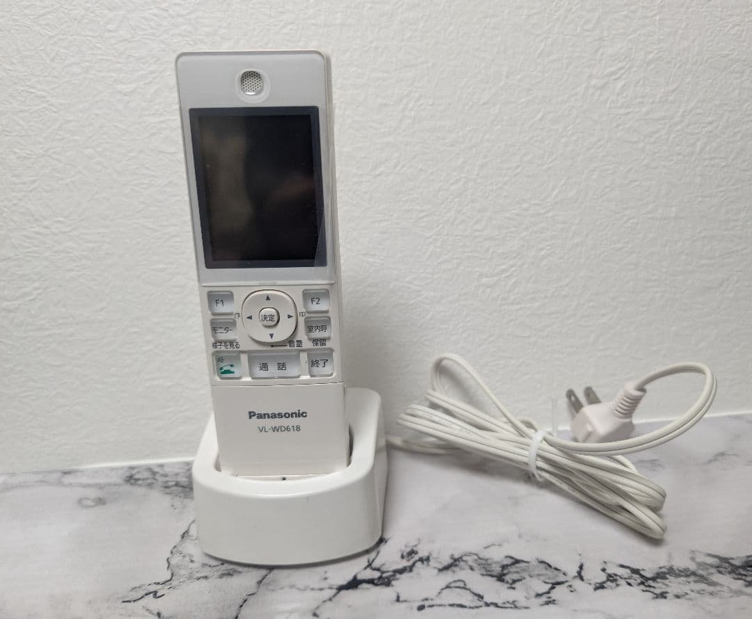 【美品中古】パナソニックインターホンモニター子機VL-WD618