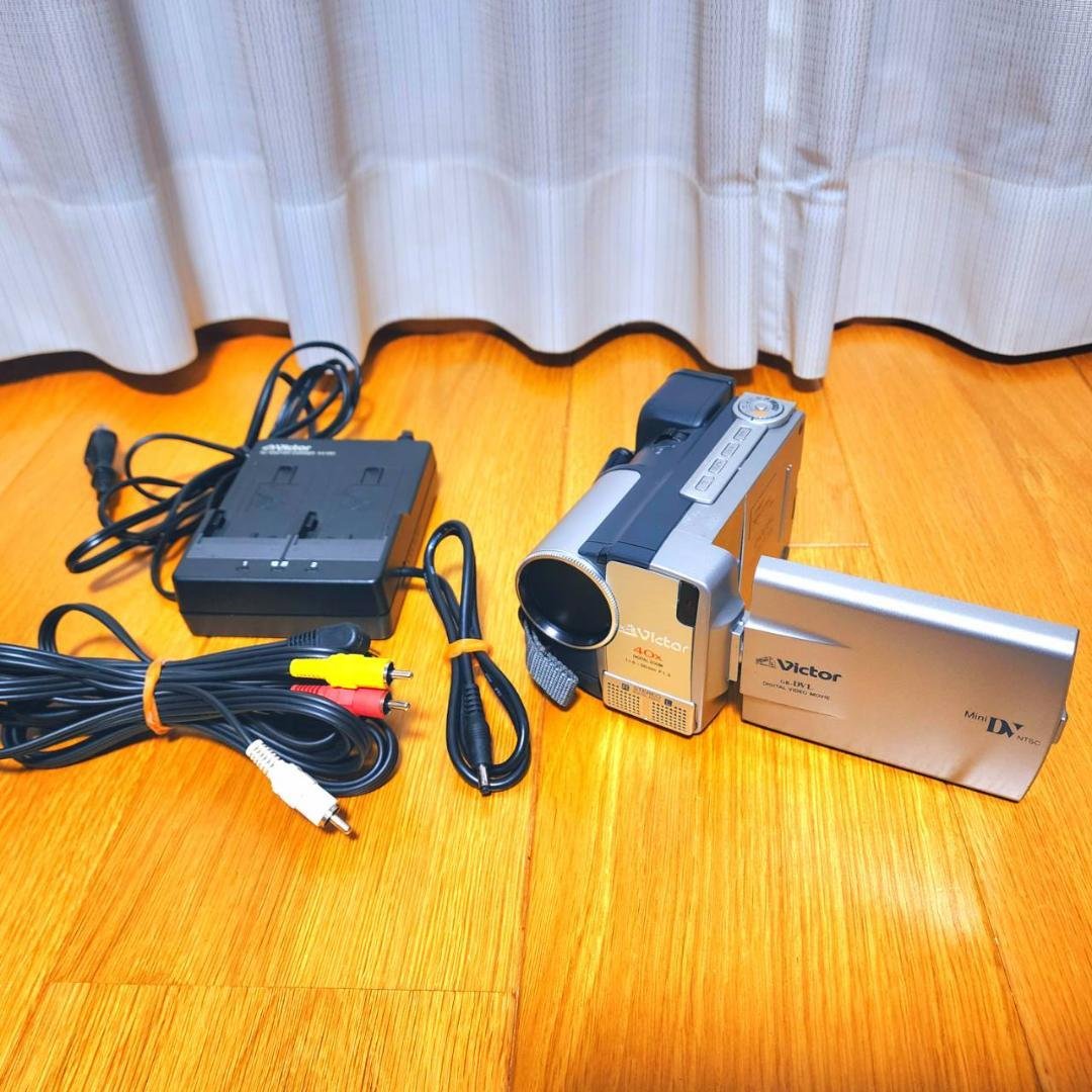 【動作確認済】希少 Victor MiniDV 高画質 ビデオカメラ セット