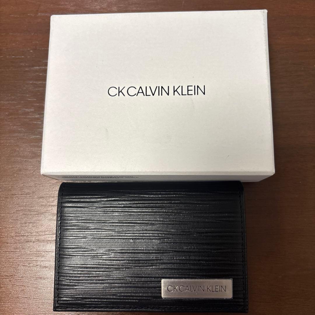 【新品未使用】CK   ブラック名刺入れ名刺ケース