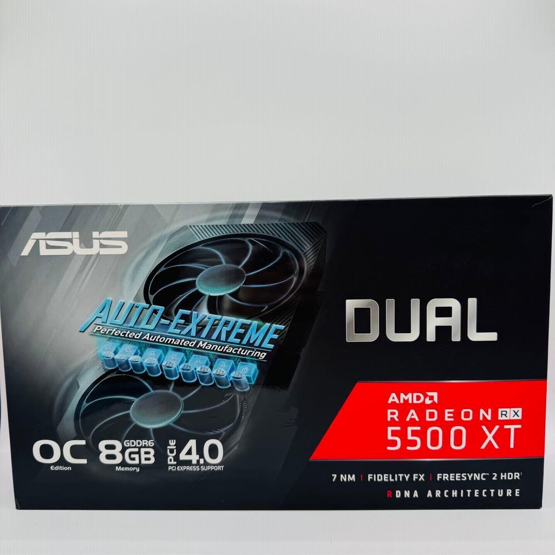 【美品】ASUS DUAL-RX5500XT-O8G-EVO RADEON