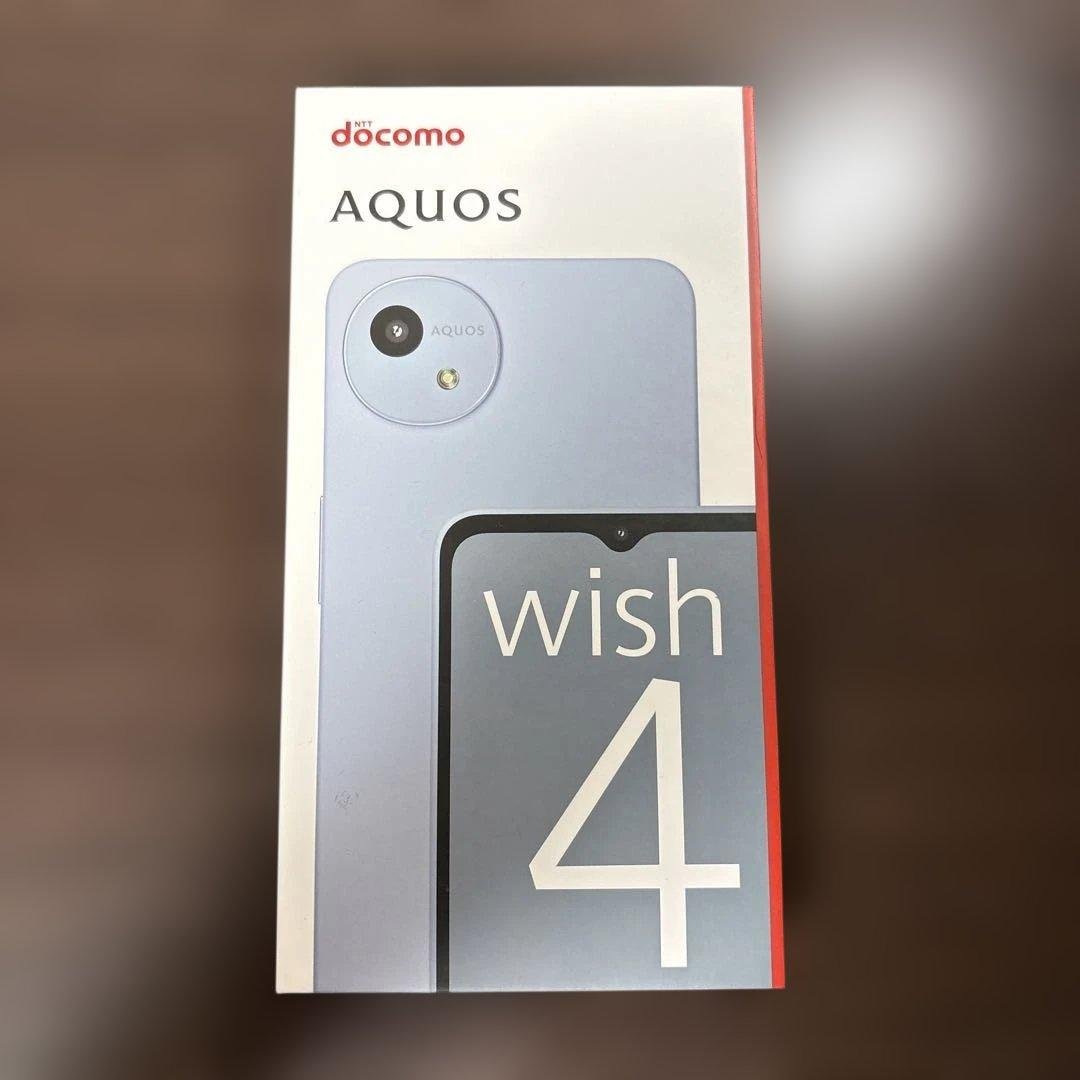 docomo AQUOS wish 4 ブルー