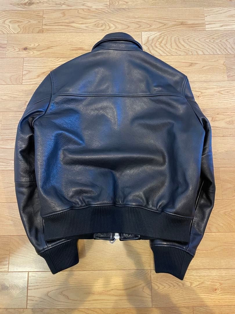 週末限定価格 25aw STUSSY LEATHER FLIGHT JACKET