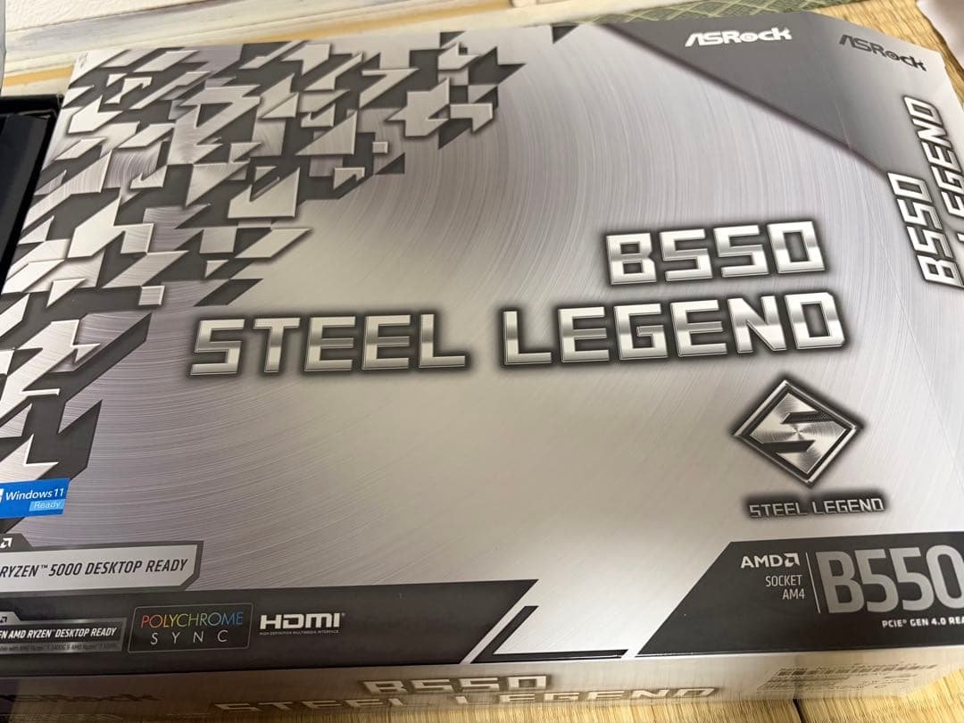 B550 steel legend マザーボード