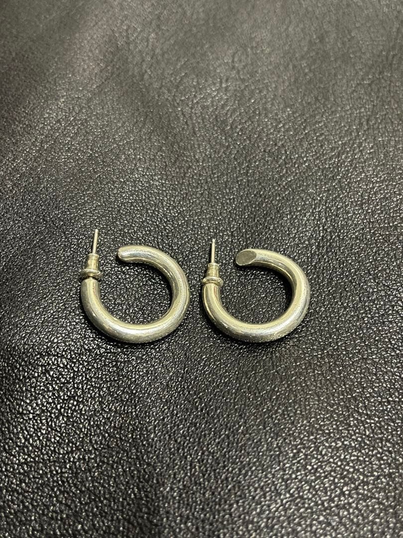 silver925 hoop earrings フープピアス