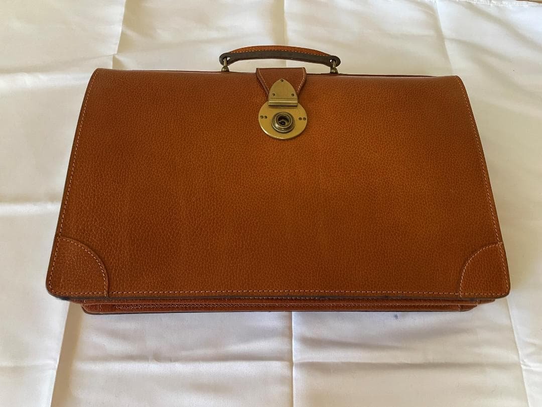 【松戸】アンティーク未使用　クラシック調ビジネスバッグ