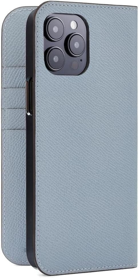 【ボナベンチュラ】ダイアリーケースiPhone 14 Pro Max,ブルーリン