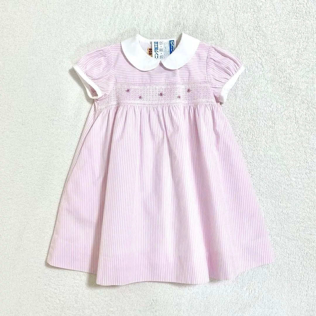 ★現行品★ familiar ファミリア スモッキング ワンピース フォーマル