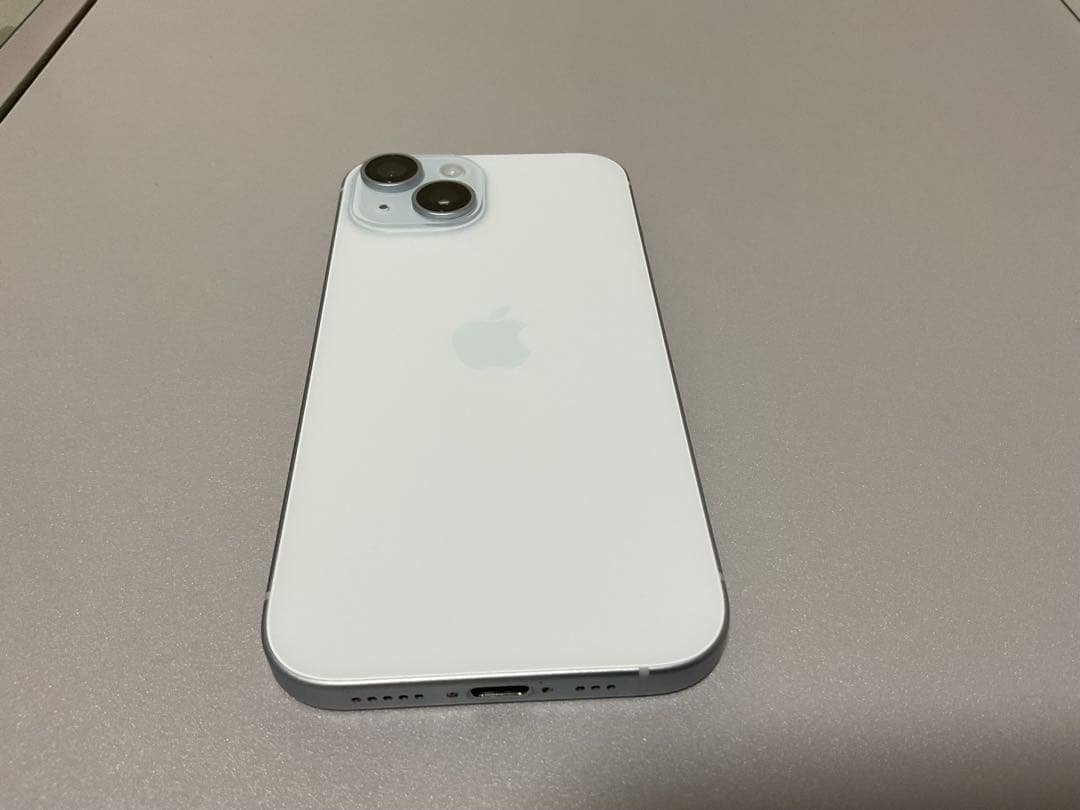 Apple iPhone 15 ブルー　128GB 本体　箱付　SIMフリー