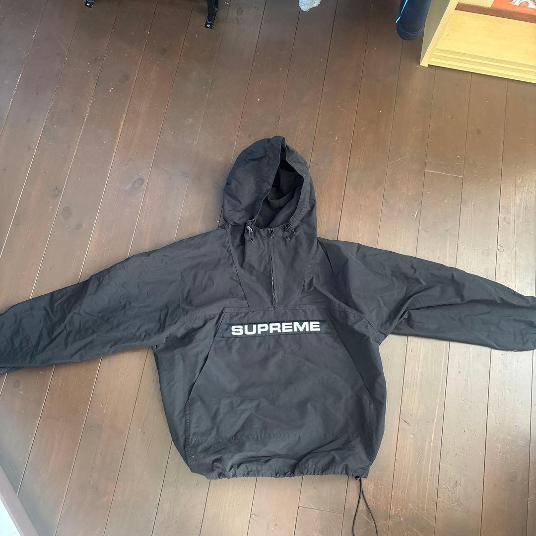 Supreme ブラック シェルジャケット M