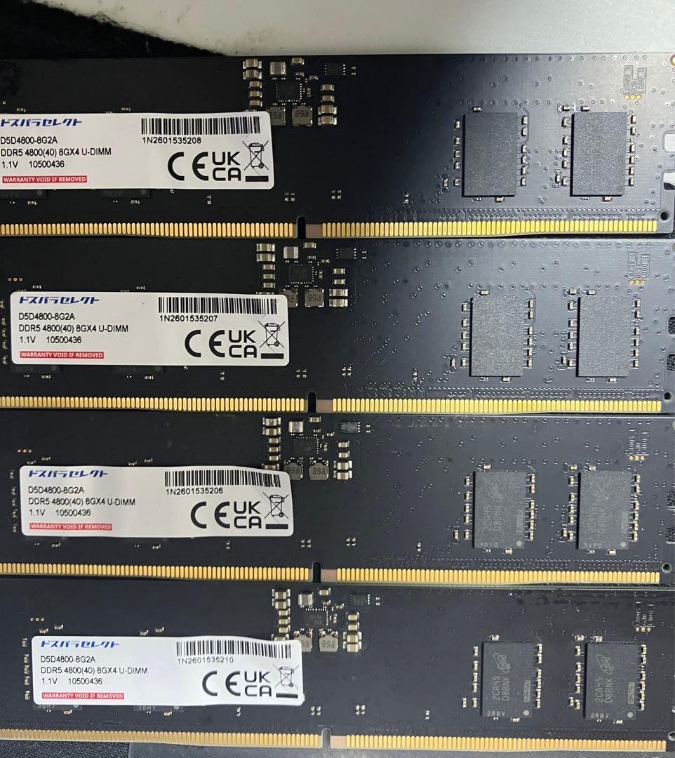 ドスパラセレクト　DDR5 8GB × 4 4800