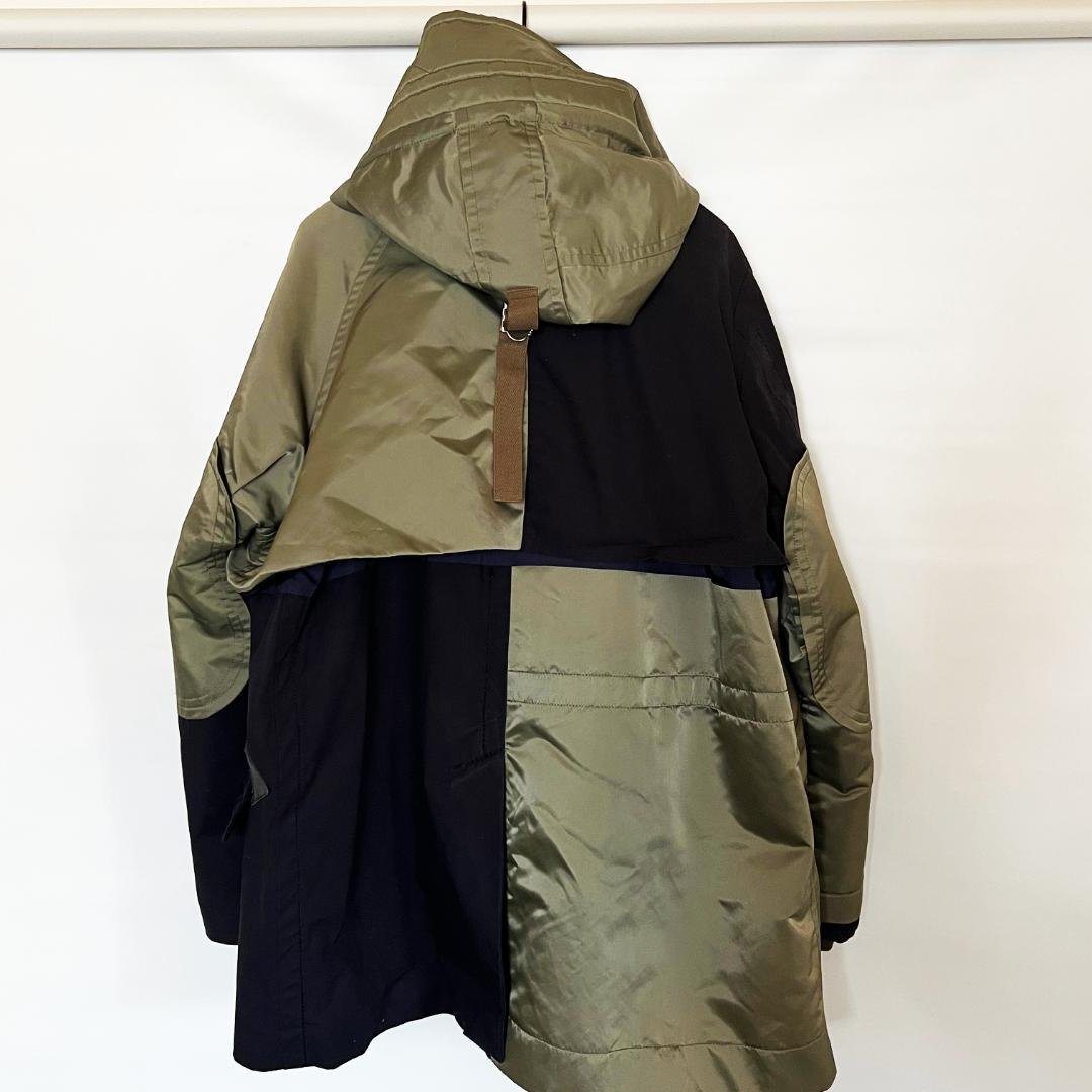 sacai military coat　サイズ１　20AW パネルダブルコート